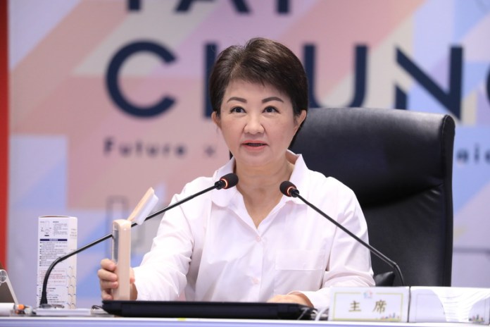 台中市の盧秀燕・市長(写真:Rti)